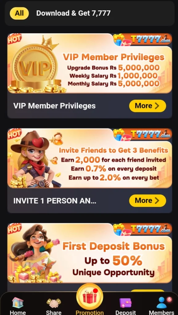 T7777 Game